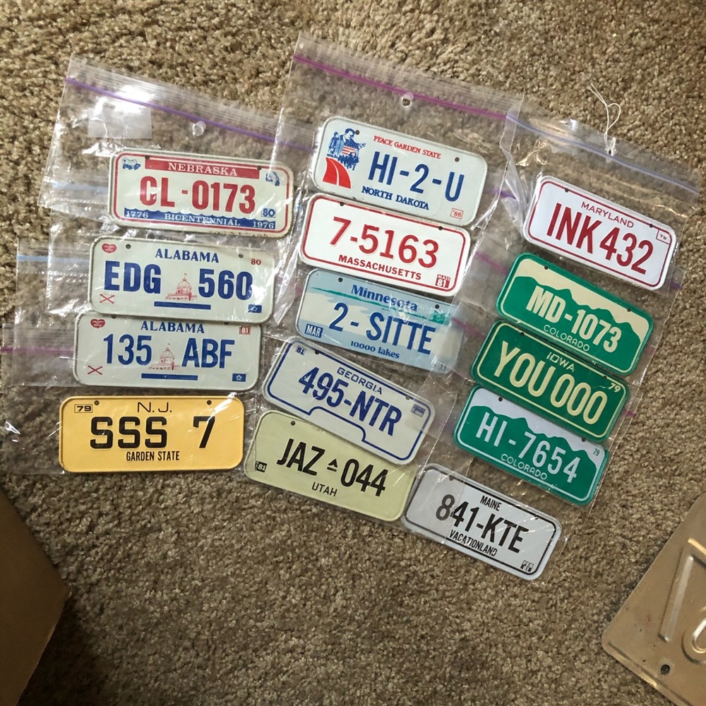 Bicycle plates